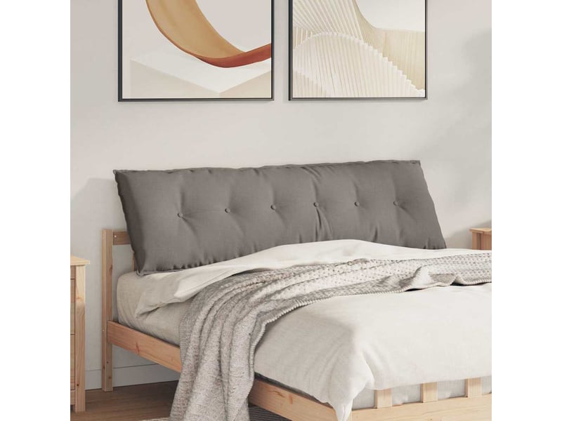  Coussin de dos, coussin de dossier taupe 160 x 19 x 50 cm tissu cf55023  - Conforama B