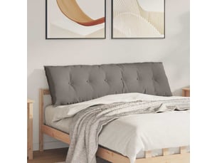 Coussin de dos, coussin de dossier taupe 160 x 19 x 50 cm tissu cf55023