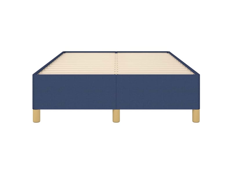  Lit double- lit adulte -  cadre de lit sans matelas bleu 120x190 cm tissu  - Conforama D