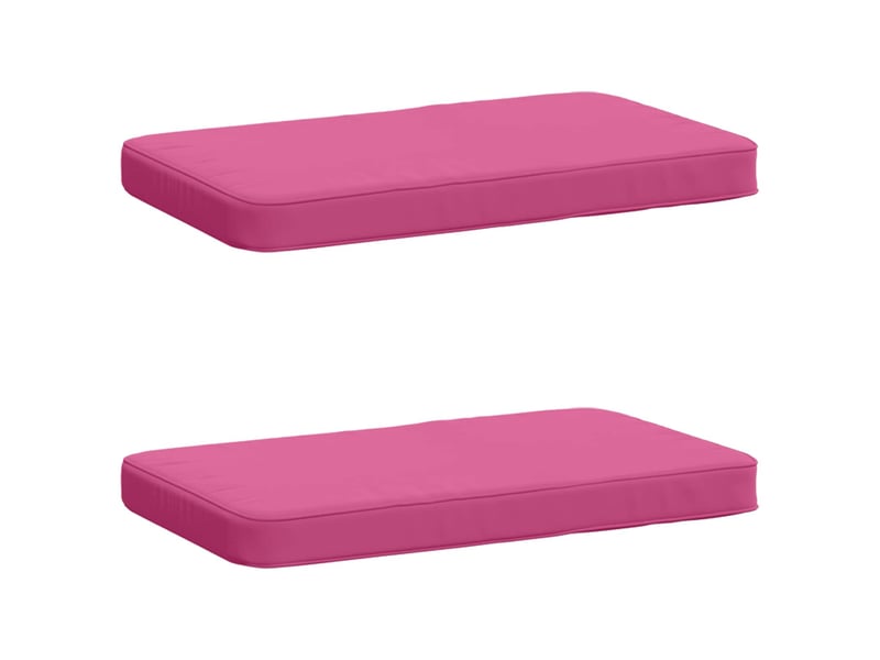  Lot de 2 coussins de banc, coussins d'assise vught 100 % polyester rose cf58521  - Conforama A