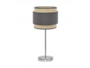 Lampe à poser fabrilamp kandy naturelgris 1 x e27 67 x 30 x 30 cm