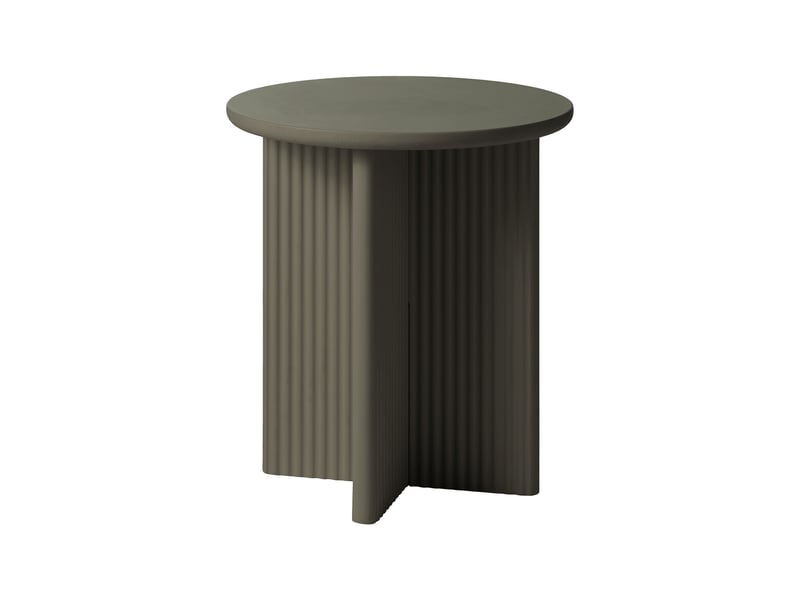  Table d'appoint ronde 50x55 cm vert foncé - asko  - Conforama B