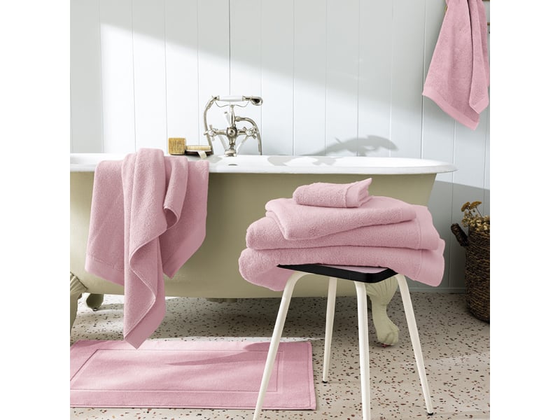  Pack complet 10 pièces softy salle de bain 100 % coton zero twist – 600 gm²  - Conforama A