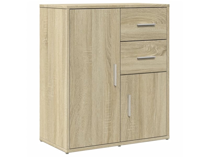  Buffets 2 pcs - bahut - meuble de rangement chêne sonoma 60x31x70 cm bois d'ingénierie  - Conforama D