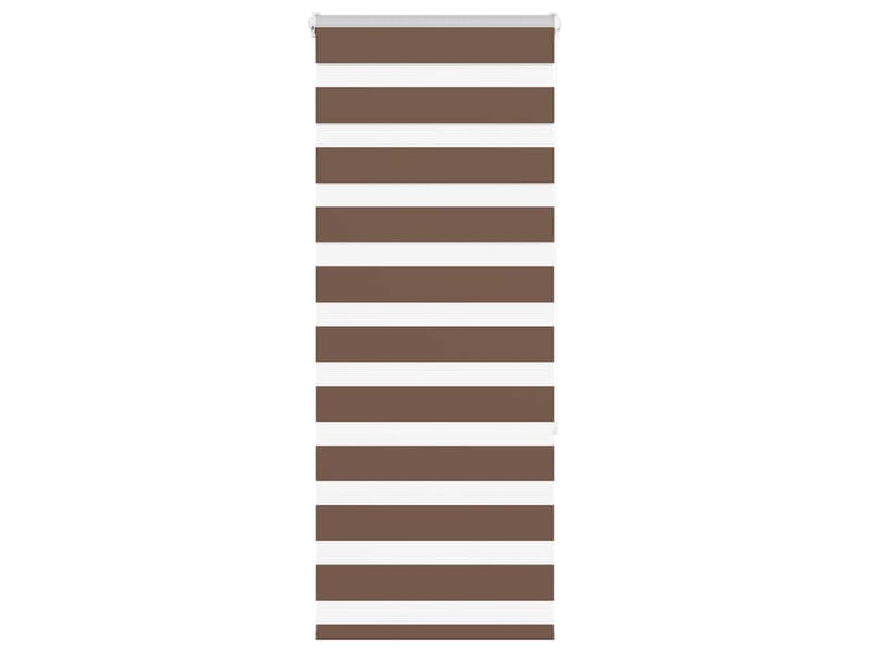  Store zèbre, store de fenêtre marron 60x150 cm largeur du tissu 55,9 cm polyester cf48716  - Conforama B