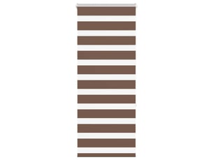 Store zèbre, store de fenêtre marron 60x150 cm largeur du tissu 55,9 cm polyester cf48716