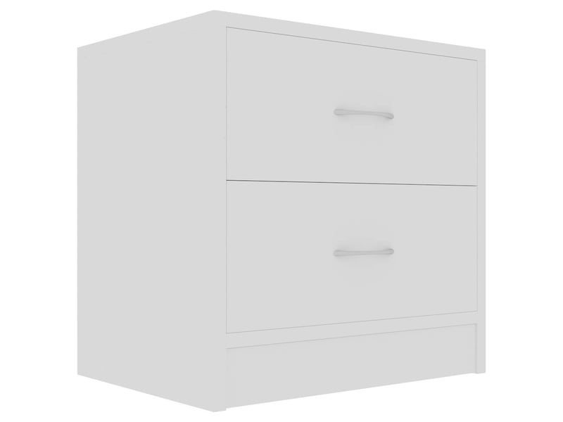  Table de chevet - cabinet de chevet - table de nuit blanc 40x30x40 cm bois d'ingénierie  - Conforama A