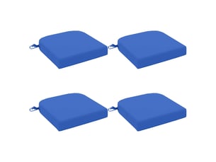 Lot de 4 coussins de siège, coussins d'assise soest 100 % polyester cf60753