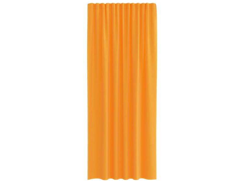  Lot de 2 rideaux en voile, voilages à œillets orange cf44281  - Conforama D