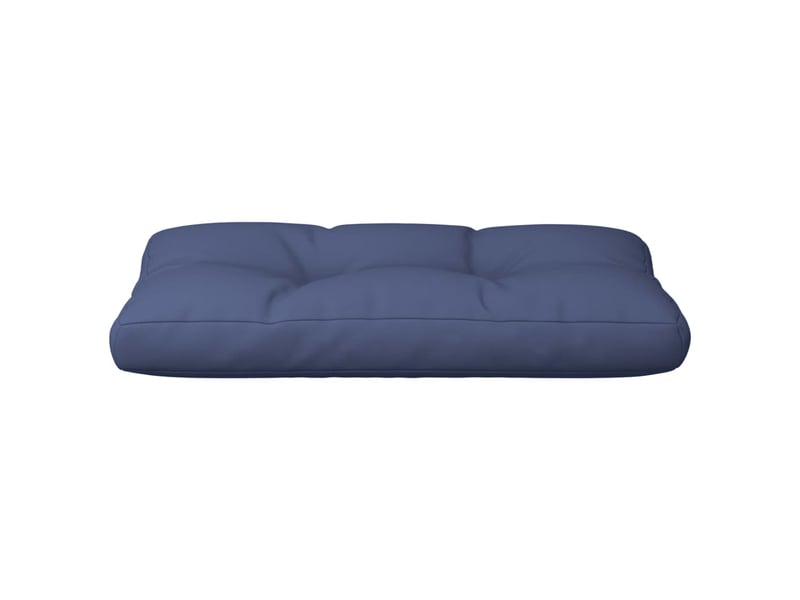  Coussin de palette, coussin de chaise, coussin de canapé bleu marine 120x40x12 cm tissu cf55309  - Conforama D