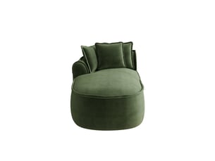 Canapé méridienne, chaise longue, en chenille, version gauche, mobilier pour espace de vie, pour salon et séjour