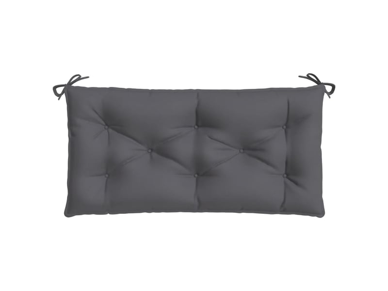  Lot de 2 coussins de banc de jardin, coussins d'assise anthracite tissu oxford cf58624  - Conforama E