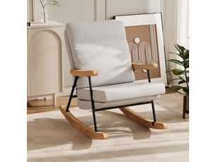 Fauteuil relax manuel  <strong></strong> Tissu gris