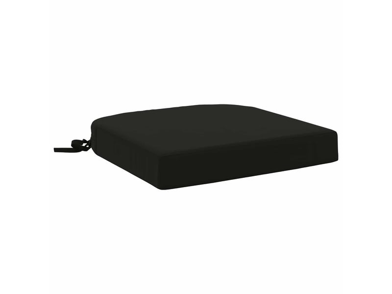  Coussin de siège, coussin d'assise en 1 pièce soest 100 % polyester noir cf55845  - Conforama A