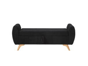 Banquette lit convertible couchage Occasionnel <strong>DESMIU</strong> <strong></strong> noir
