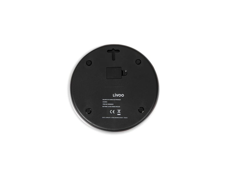  Balance de cuisine electronique dom494w 5 kg plateforme verre ultra slim lcd blanc LIV1722552146643 - Conforama B