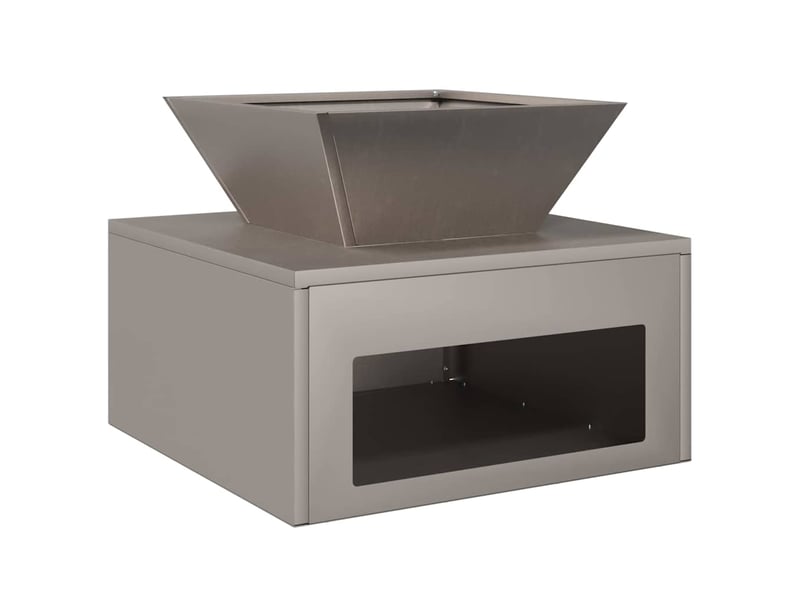  Brasero exterieur, foyer de cheminée rouillé 50x50x40 cm  - Conforama A