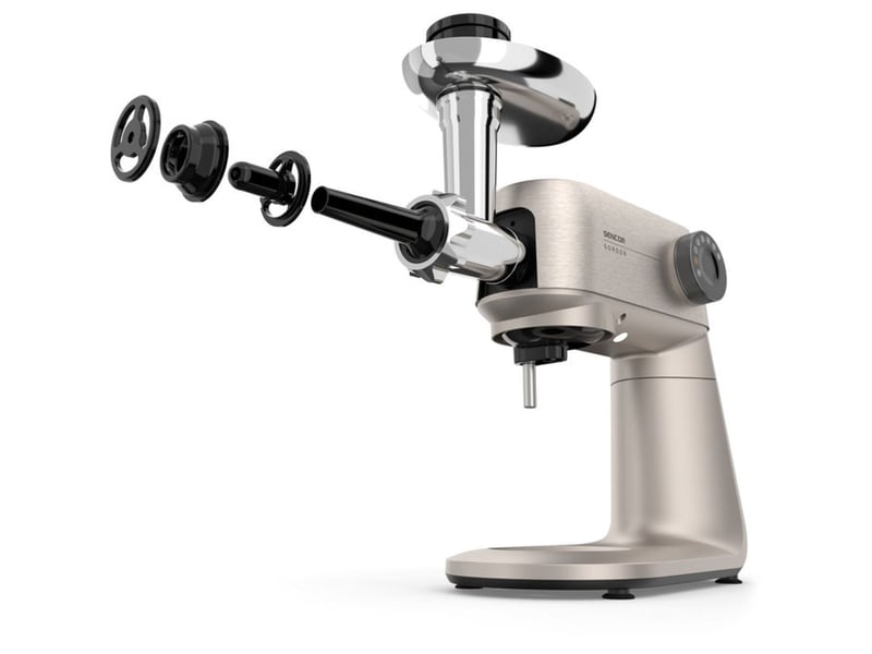  Robot multifonction 1500 w avec cuves inox 5,5 l, blender 1,5 l et hachoir 41024214 - Conforama C