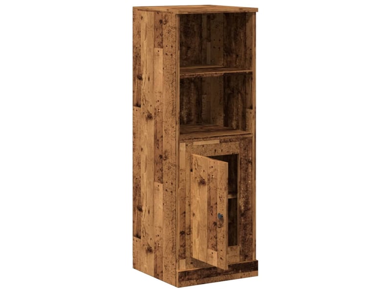  Buffet haut - bahut - meuble de rangement vieux bois 36x35,5x103,5 cm bois d'ingénierie  - Conforama D