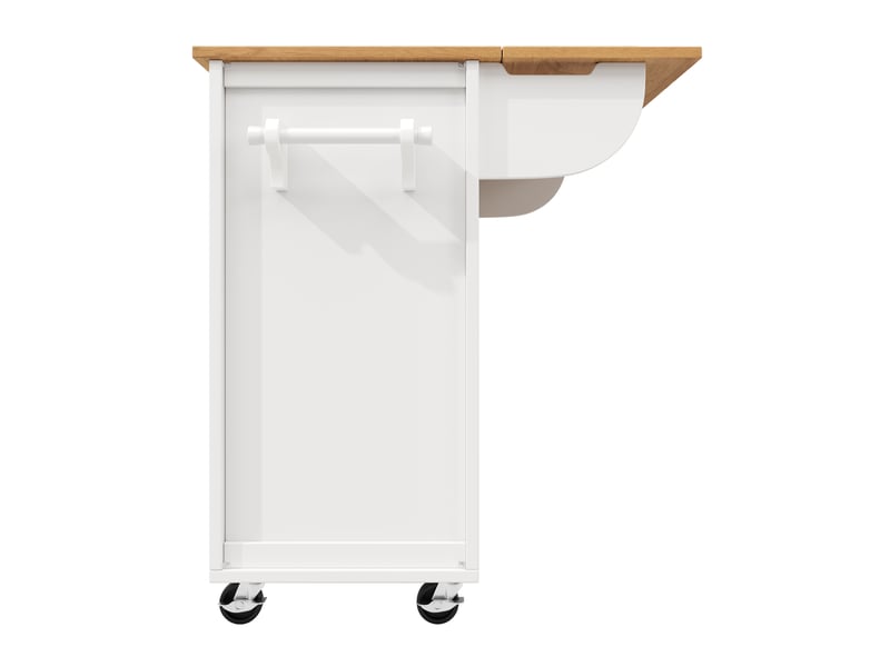  Îlot de cuisine mobile 120 cm – tiroirs, portes, roulettes, rangements multiples – meuble cuisine  - Conforama D