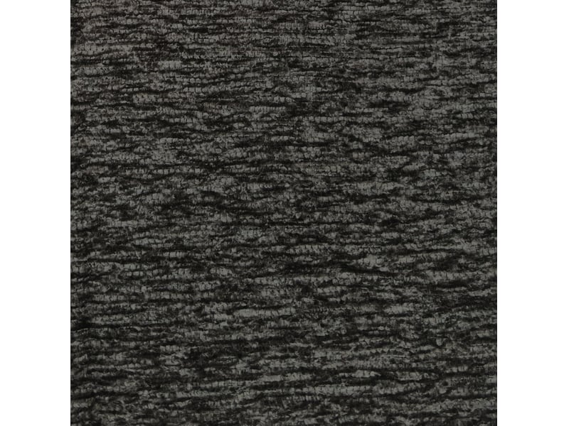  Canapé compressé 267x200x85 cm, 4 places, tissu chenille, gris foncé  - Conforama D