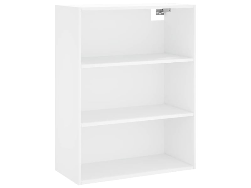  Buffet haut - bahut - meuble de rangement blanc 69,5x34x180 cm bois d'ingénierie  - Conforama E