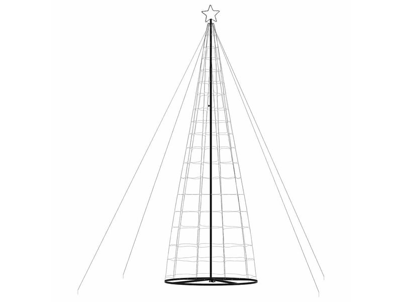 Sapin de noël, arbre de noël à led 1534 led bleu 500 cm cf60984  - Conforama E
