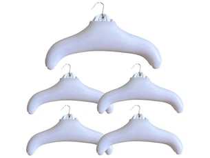Cintres de voyage gonflables. Portables. En pvc. Design compact. Idéaux pour les voyages. Le camping. La voiture et le bureau. Lot de 5.