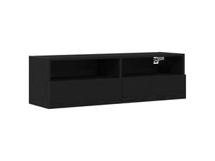 Meuble tv coloris noir 100 cm <strong></strong>  <strong></strong>