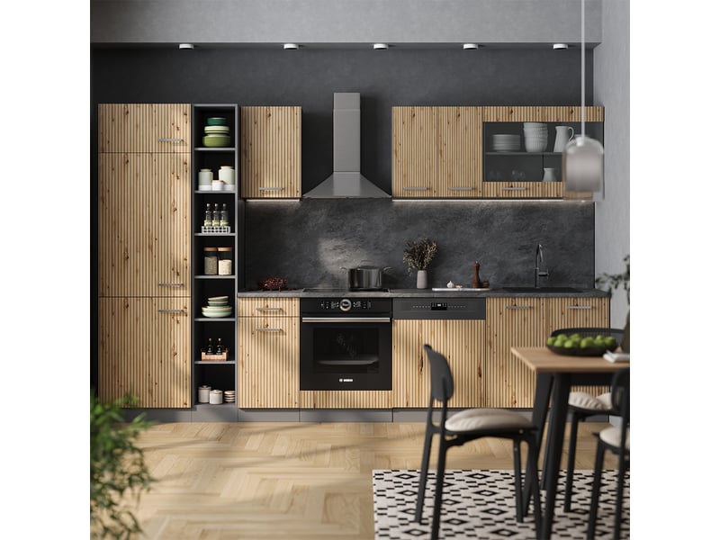 Vicco etagère de cuisine, anthraciteanthracite, 30cm avec 7 compartiments - Conforama D