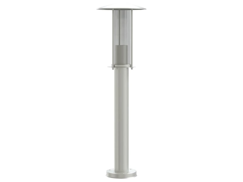 Lampadaires d'extérieur 3 pcs argenté 60 cm acier inoxydable argent 02_0042560  - Conforama D