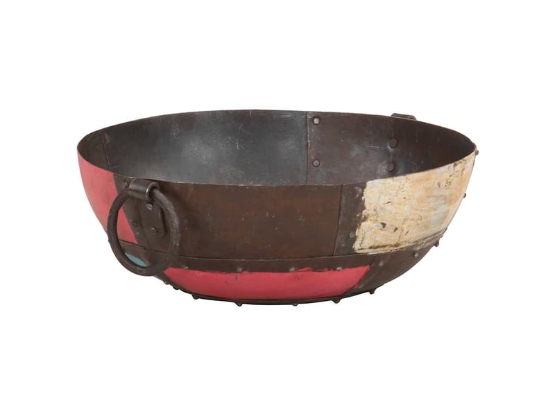  Brasero exterieur, foyer camping rustique coloré ø 40 cm fer  - Conforama C