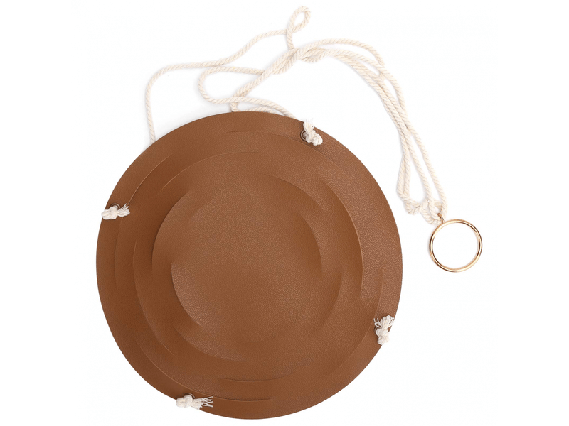  Présentoir pour pots de fleurs en cuir synthétique, panier suspendu pour plantes succulentes, décoration de jardinière (corde en coton + cuir sy  - Conforama D