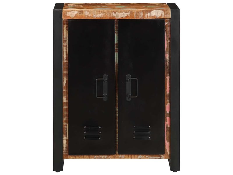  Buffet - bahut - meuble de rangement multicolore 55x35x70 cm bois massif récupération  - Conforama A