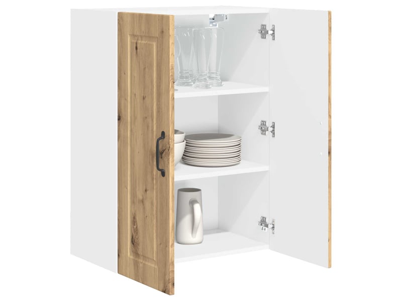  Meuble mural de cuisine, armoire de cuisine chêne artisanal 60x31x80cm  - Conforama C