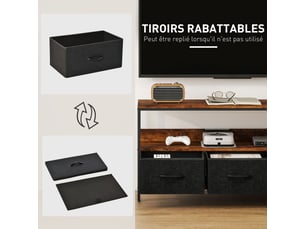 Meuble tv coloris marron  <strong></strong>  <strong></strong>