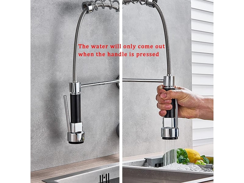  Robinet de cuisinesalle de baindouche – raccord extensible g12 – chromage résistant aux rayures – installation rapide HRC0000156TBY - Conforama E