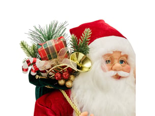 Père noël gava rouge h. 60 cm