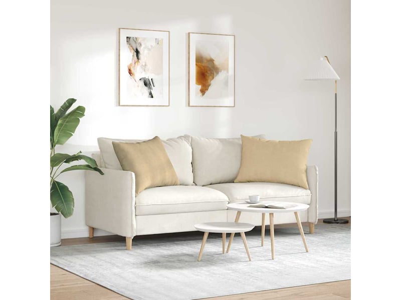  Lot de 2 coussins de canapé, coussins décoratifs vert gris 70 x 50 cm cf59206  - Conforama D