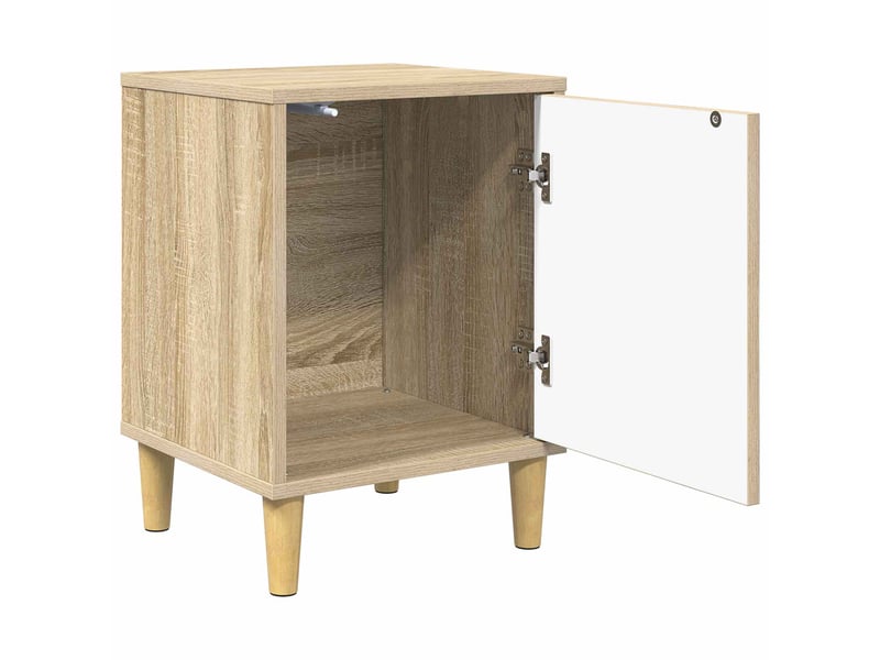  Table de chevet - cabinet de chevet - table de nuit raalte chêne sonoma 36 x 33 x 50 cm  - Conforama C