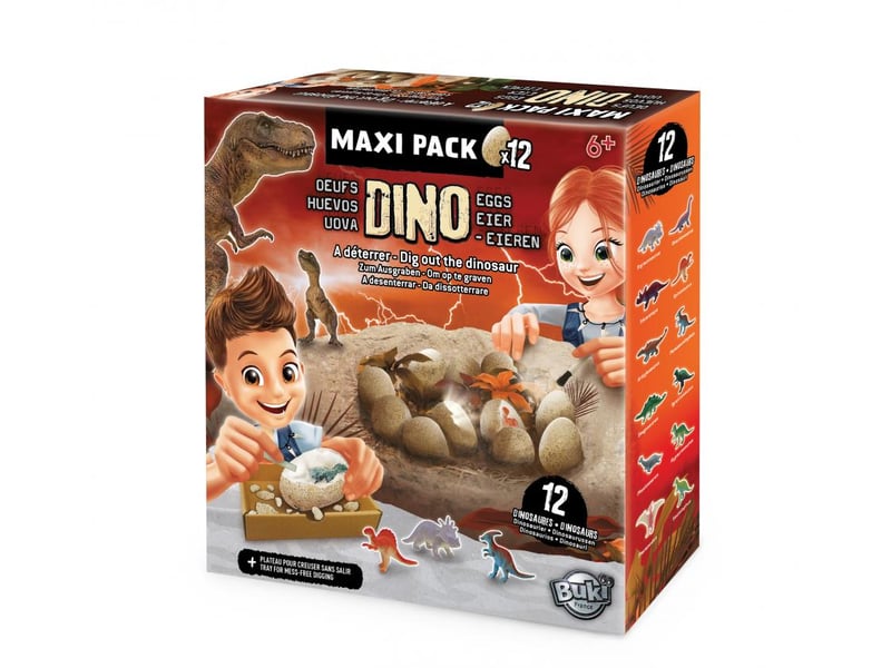  Dino egg maxi pack 12 oeufs à fouiller et creuser 2138 - Conforama A