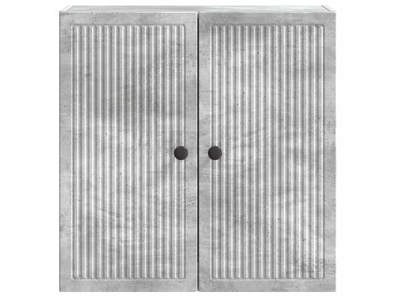  Armoire murale salon, meuble de rangement gris béton 59x31x60 cm bois d'ingénierie shl3617  - Conforama D