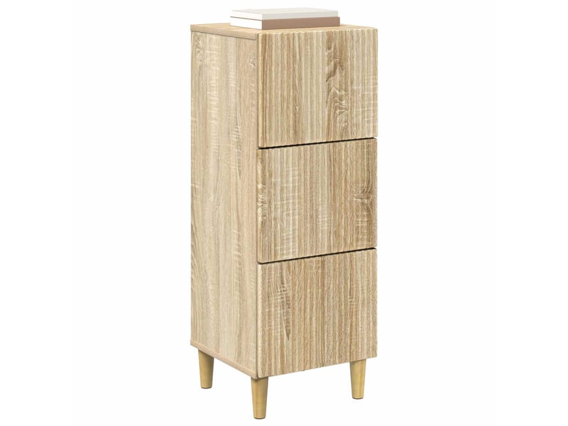  Armoire de rangement bureau, armoire à tiroirs chêne sonoma 33 x 34,5 x 90 cm shl7785  - Conforama C