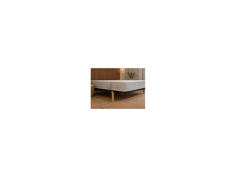  Pieds de sommier t36 55x220 cc bois vernis naturel 22 cm 8095981 - Conforama D