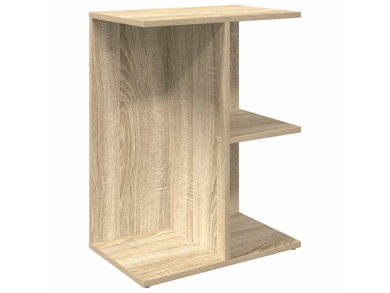  Lot de 2 tables de chevet - cabinet de chevet - table de nuit chêne sonoma 46,5x29x61cm bois ingénierie  - Conforama C