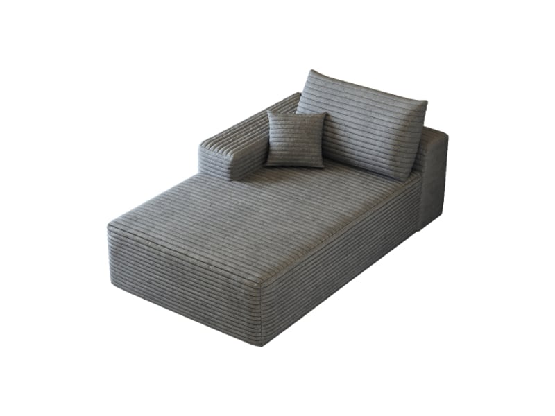 Canapé-lit d'angle gauche gris y165 – canapé convertible moderne et design contemporain  - Conforama A