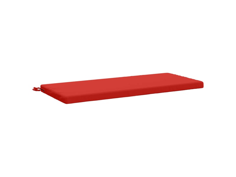  Lot de 2 coussins de banc, coussins d'assise soest 100 % polyester rouge cf57370  - Conforama D