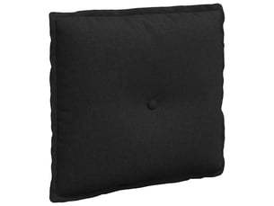 Coussin de dos, coussin de dossier noir 50 x 19 x 45 cm tissu cf54839