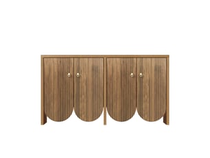 Buffet 4 porte(s)  0 tiroir(s) REDOM  - 147 cm coloris bois foncé 