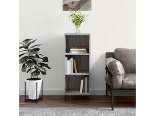 Buffet - bahut - meuble de rangement sonoma gris 34,5x32,5x90 cm bois d'ingénierie